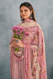Pink Pure Mal Mal Cotton Digital Print Casual Salwar Kameez